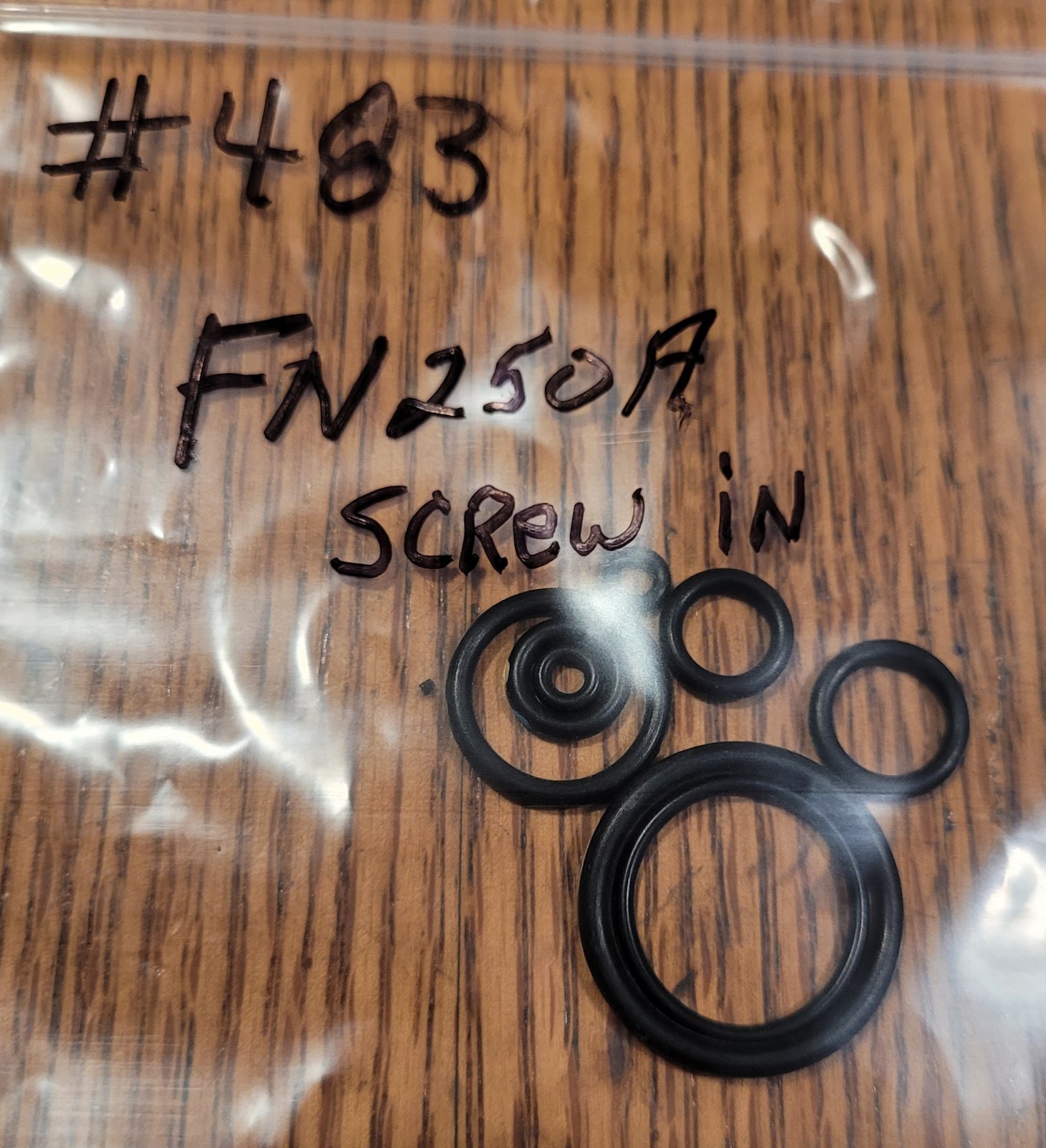 Porter Cable Fn250A Oring Kit For Trigger Valve Screw In #483