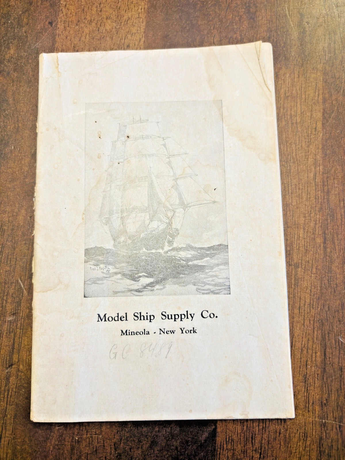 1929 Model Ship Supply Co Catalog  Mineola New York NY 48 Pages Softcover Vtg