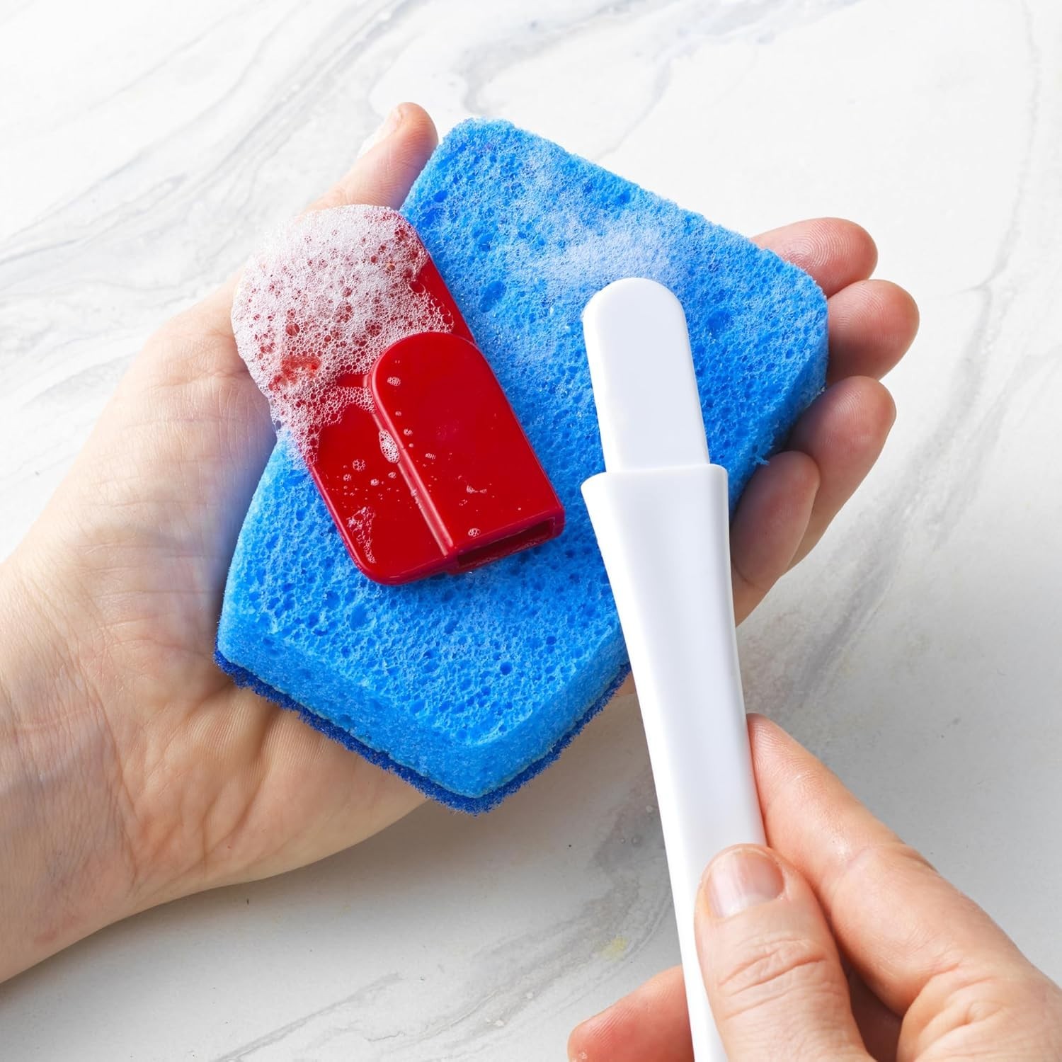 Classic Silicone Spatula Set - 2-Pack, Flexible and Stain Resistant for Baking