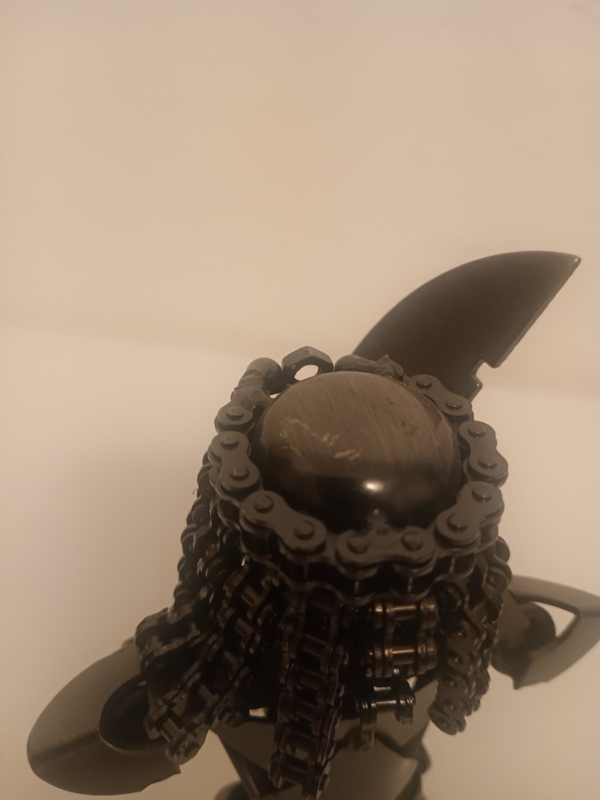 Metal Art Predator Alien Warrior Steampunk Gothic Welded 7.0"