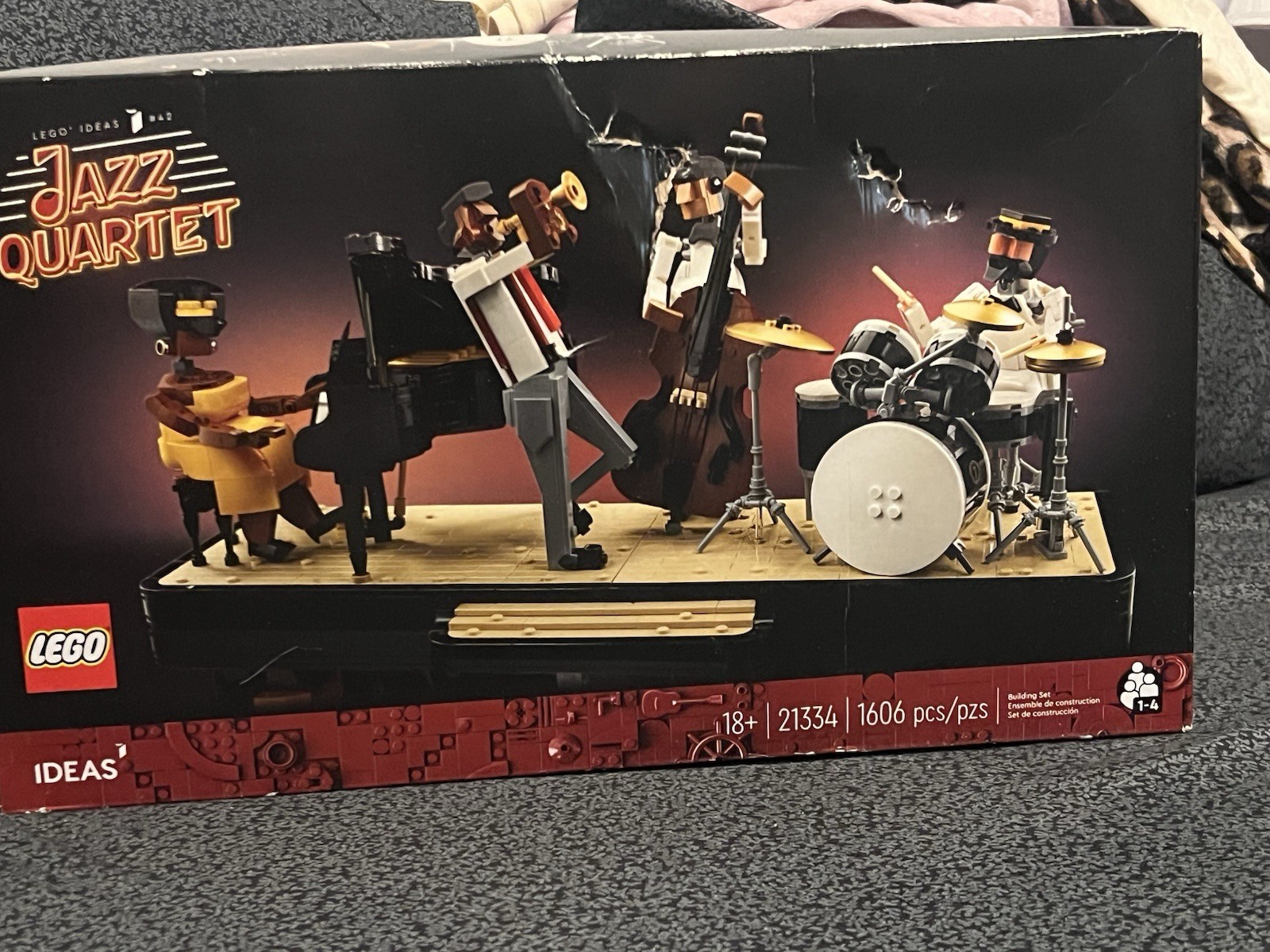 UNOPENED but Box Damaged - LEGO Jazz Quartet 21334 Complete Set 1606 Pieces