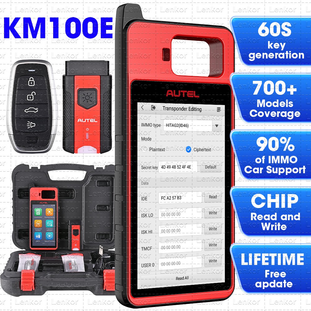 2026 Autel MaxiIM KM100 Key F0B PR0GRAMMING Tool 60s Key Generation Immobilizer