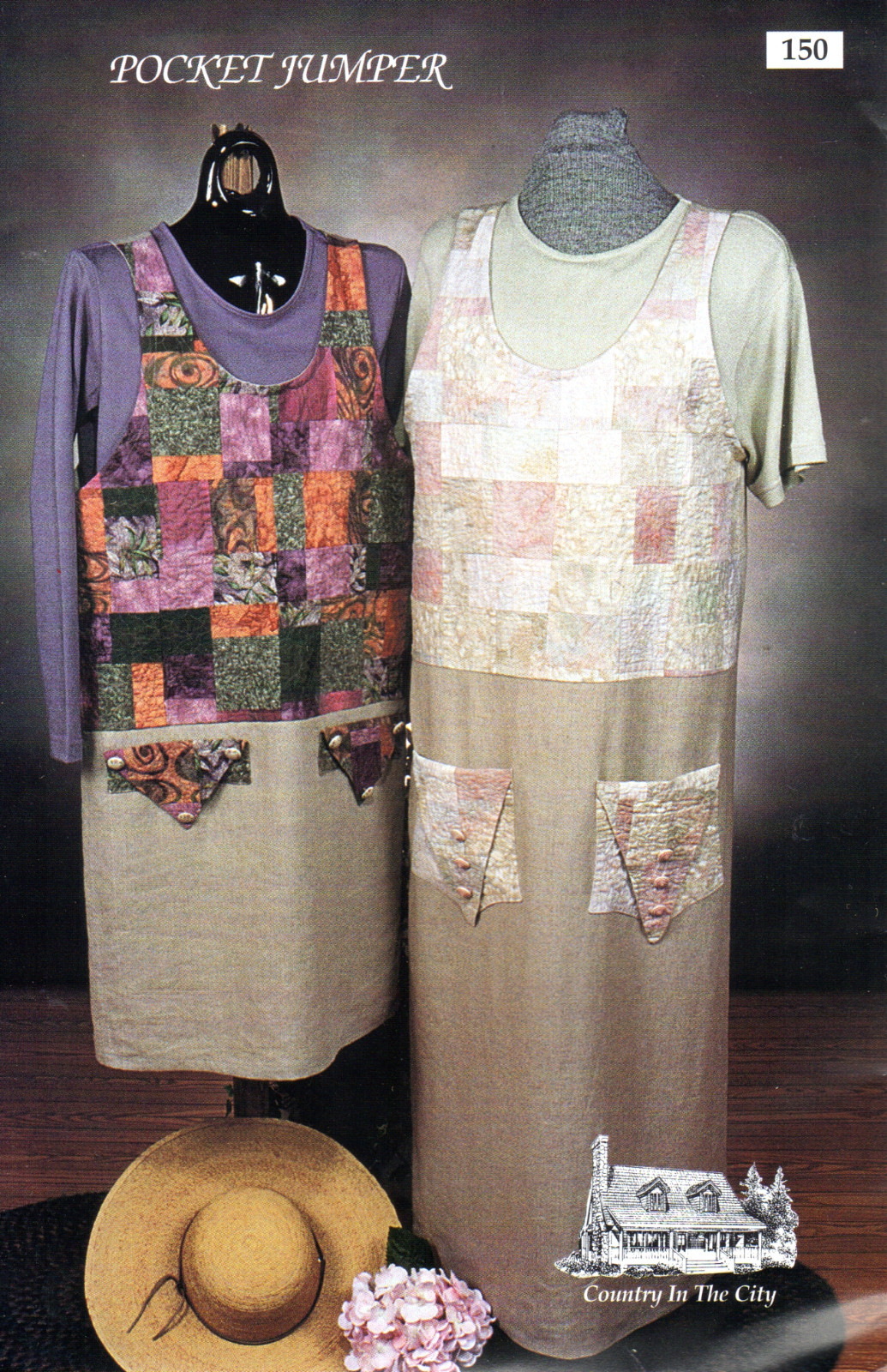 UNCUT Country in the City Craft Sewing Pattern # 150 "Pocket Jumper" Sizes 6-22