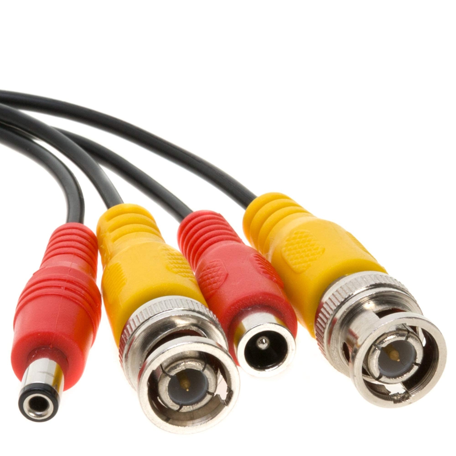 75FT Black Premade BNC Video Power Cable Extension Wire for CCTV Security Cam...