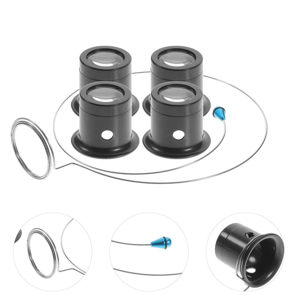 1 Set Glass Loupe for Reading Jewelers Eyeglass Watch Repairing Magnifier