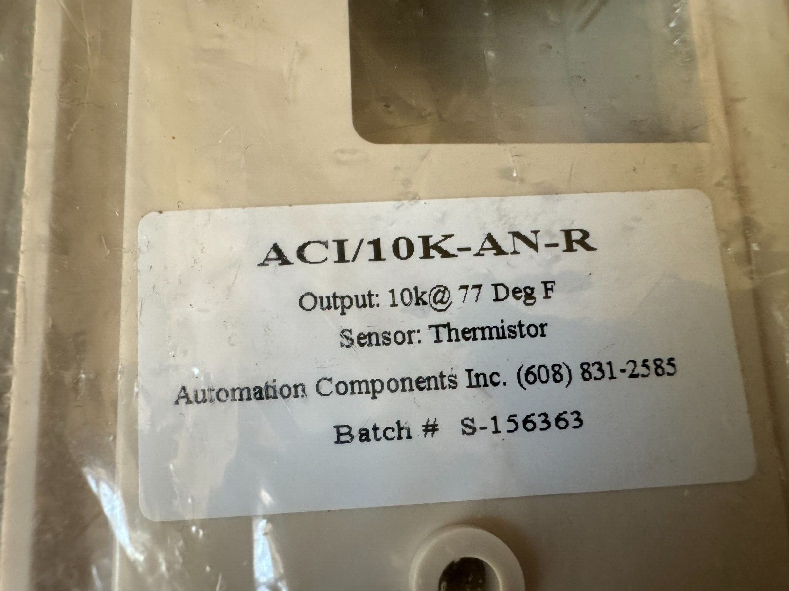 ACI/10K-AN-R Sensor Thermistor