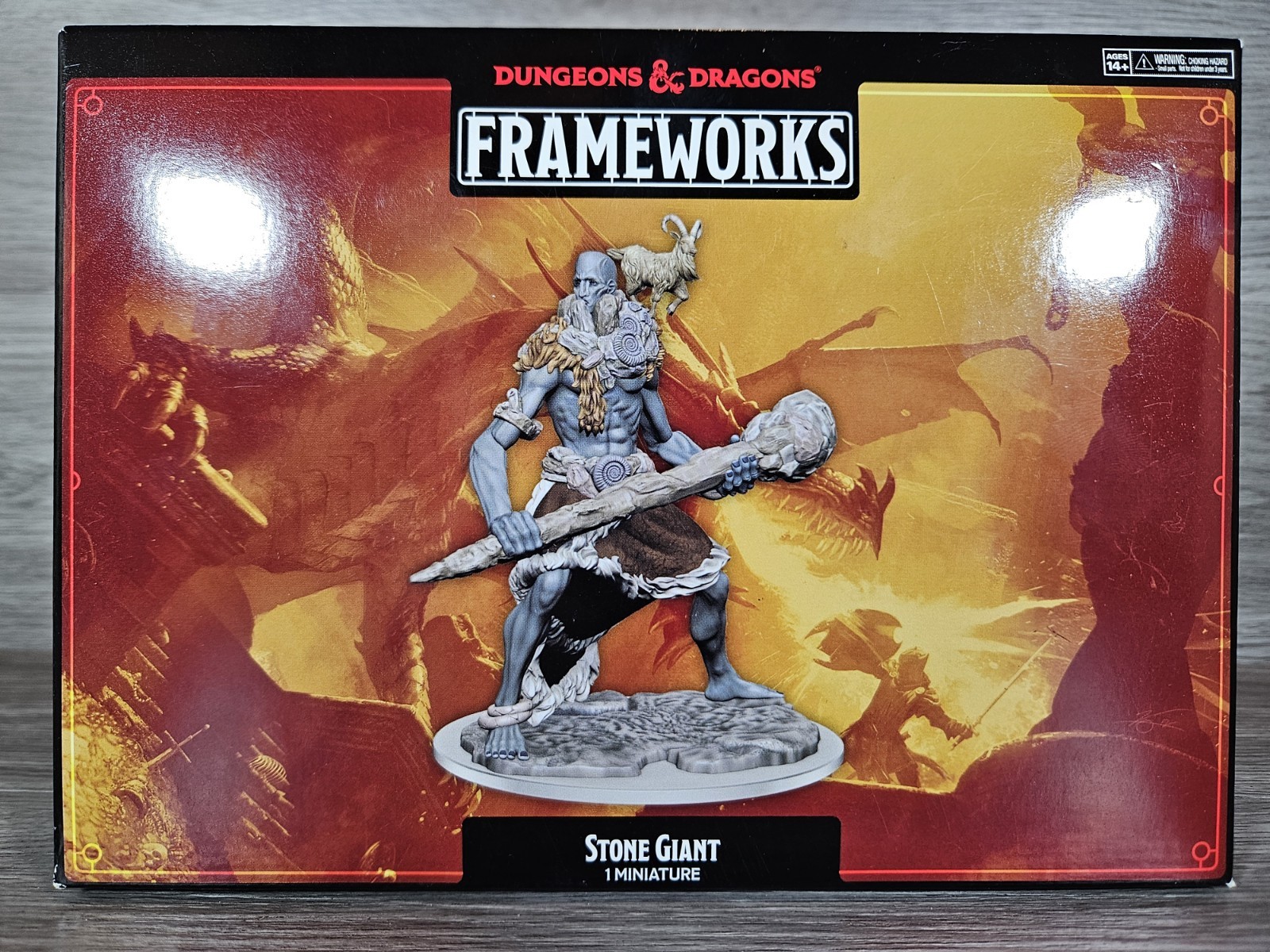 Official Dungeons and Dragons D&D Miniatures Model Frameworks Stone Giant New