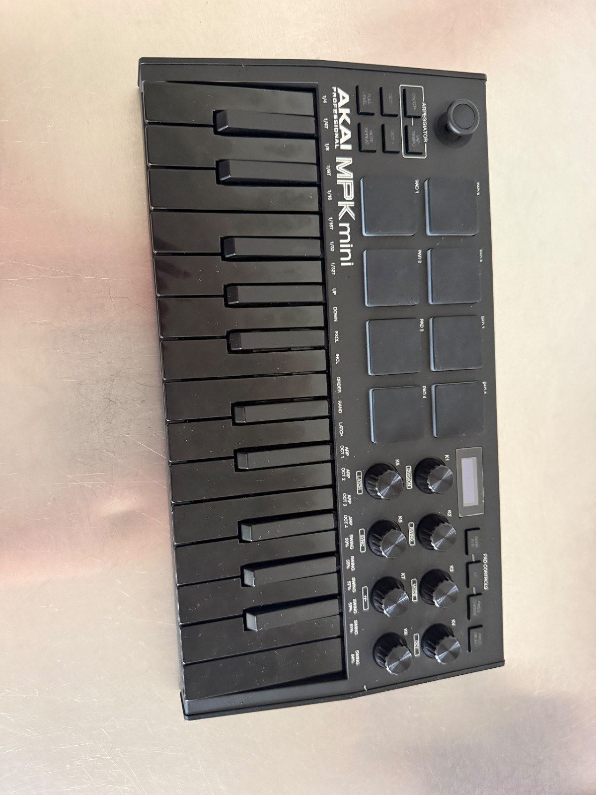 Akai MPK Mini MKII Keyboard Controller Special Edition - Black on Black