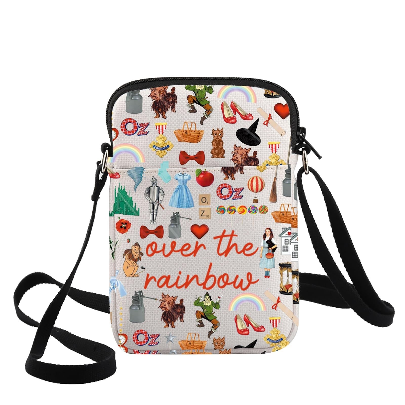 G2TUP Tinman Crossbody Bag Tinman & Scarecrow & Lion Fans Gift Over The Rainb...