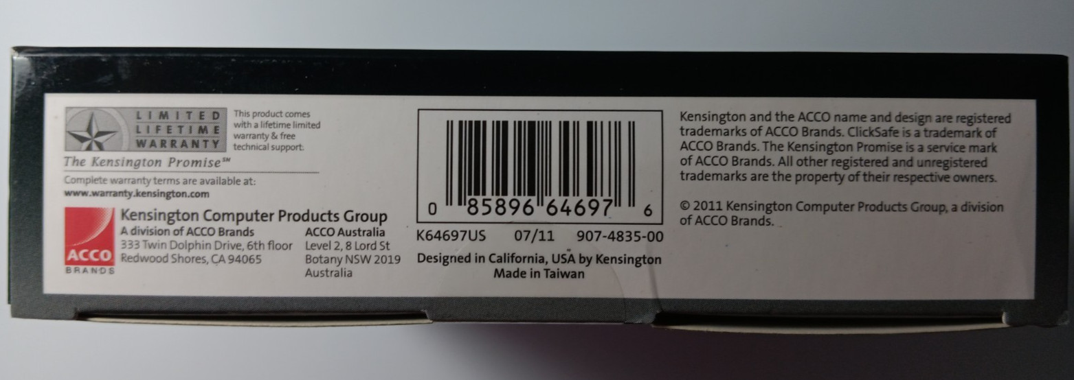 Kensington Combination Laptop Lock ClickSafe