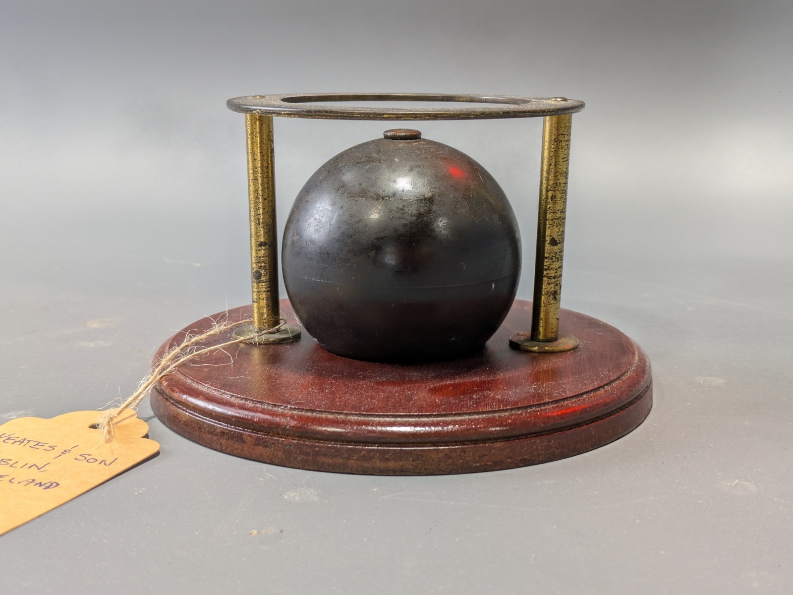Antique Gravesande’s Ring & Ball Thermal Apparatus Yeates & Son Dublin Ireland