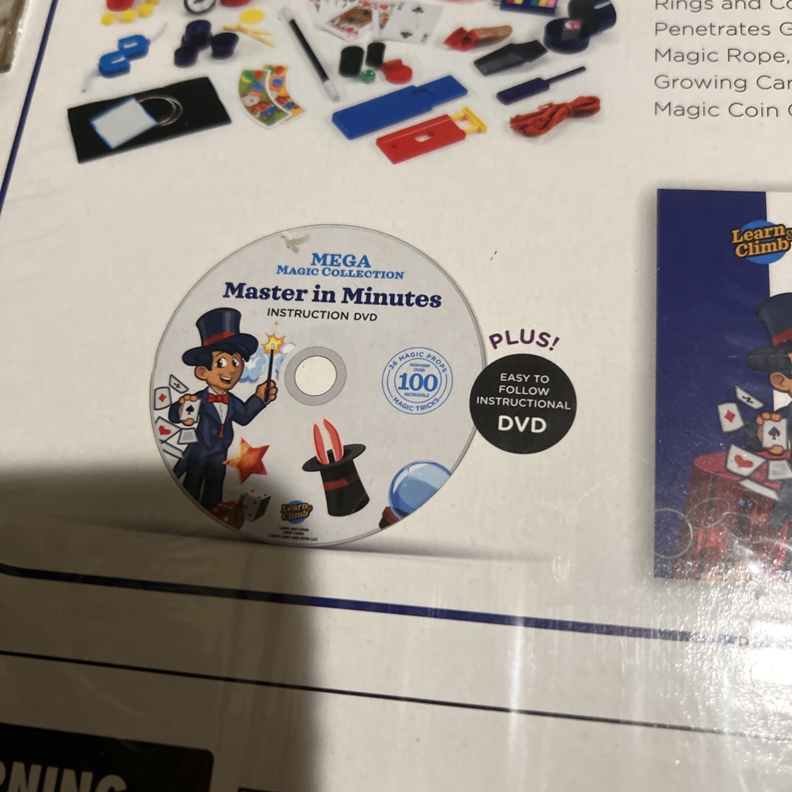 New- Learn and Climb Mega Magic Collection Box- Item #1467