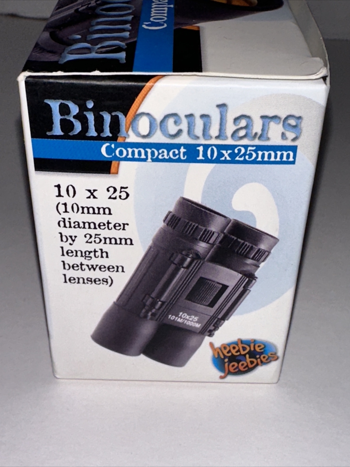 Heebie Jeebies Binoculars Compact 10x25 With Soft Case Glare Reduction Coating