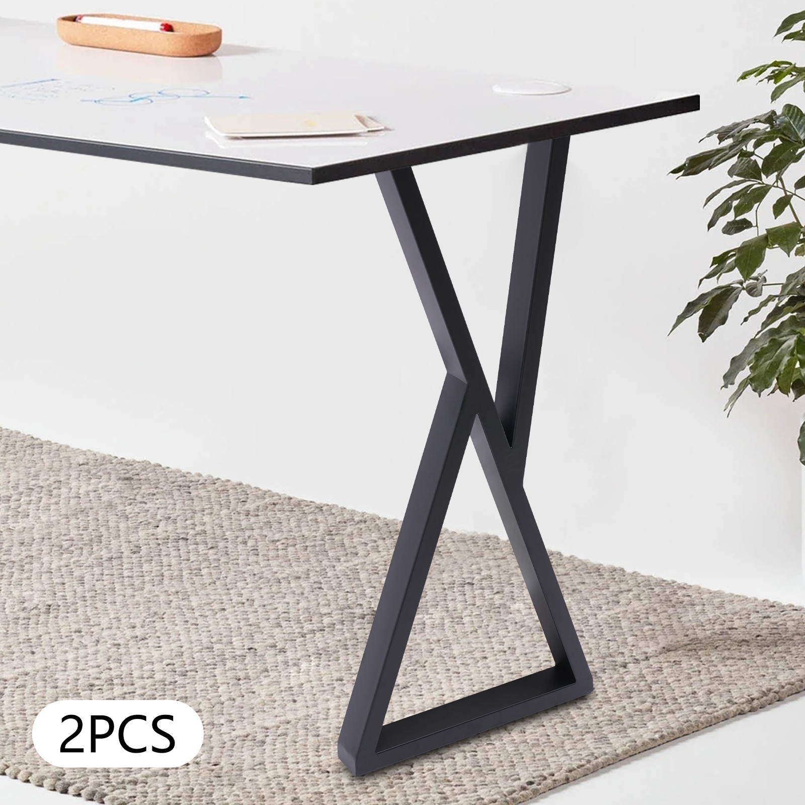 81cm/32'' Set of 2 DIY Table Desk Bench Legs Coffee Metal Iron DIY Furniture Leg