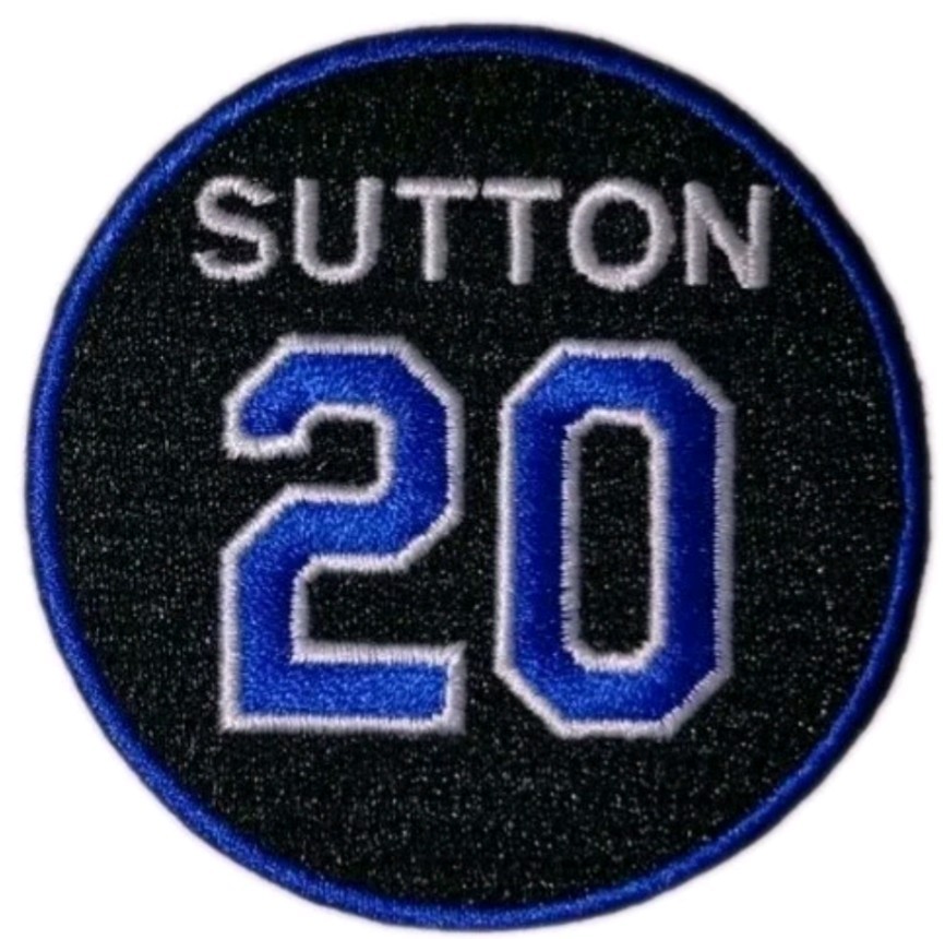 Los Angeles Dodgers Don Sutton Memorial Jersey Patch