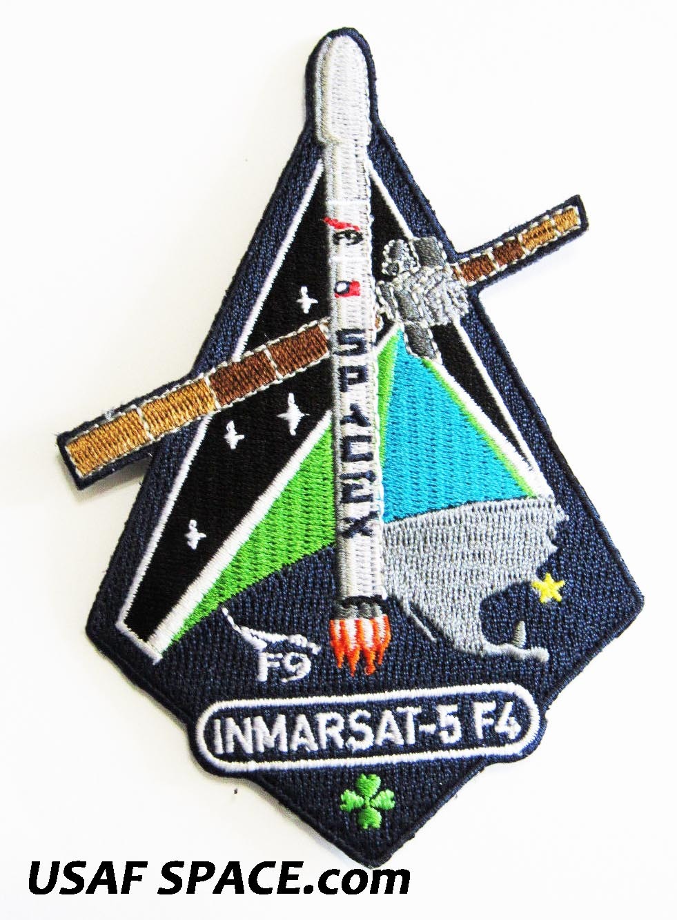 Authentic Inmarsat-5 F4 - SPACEX - FALCON 9 F-9 Launch SATELLITE Mission PATCH