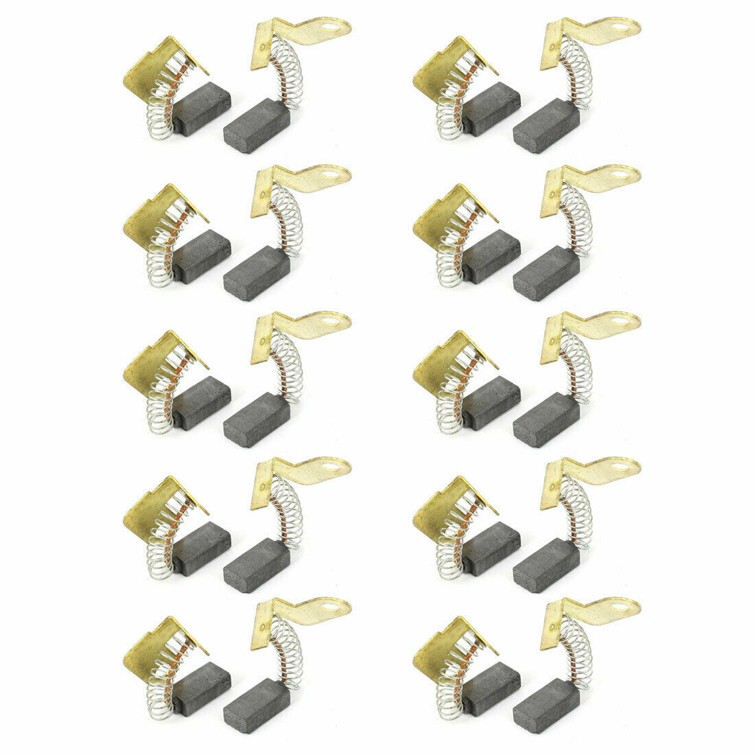 20 Pcs 3mm Hole Dia Electric Drill Motor Carbon Brush 12mm x 6mm x 4mm ✦KD