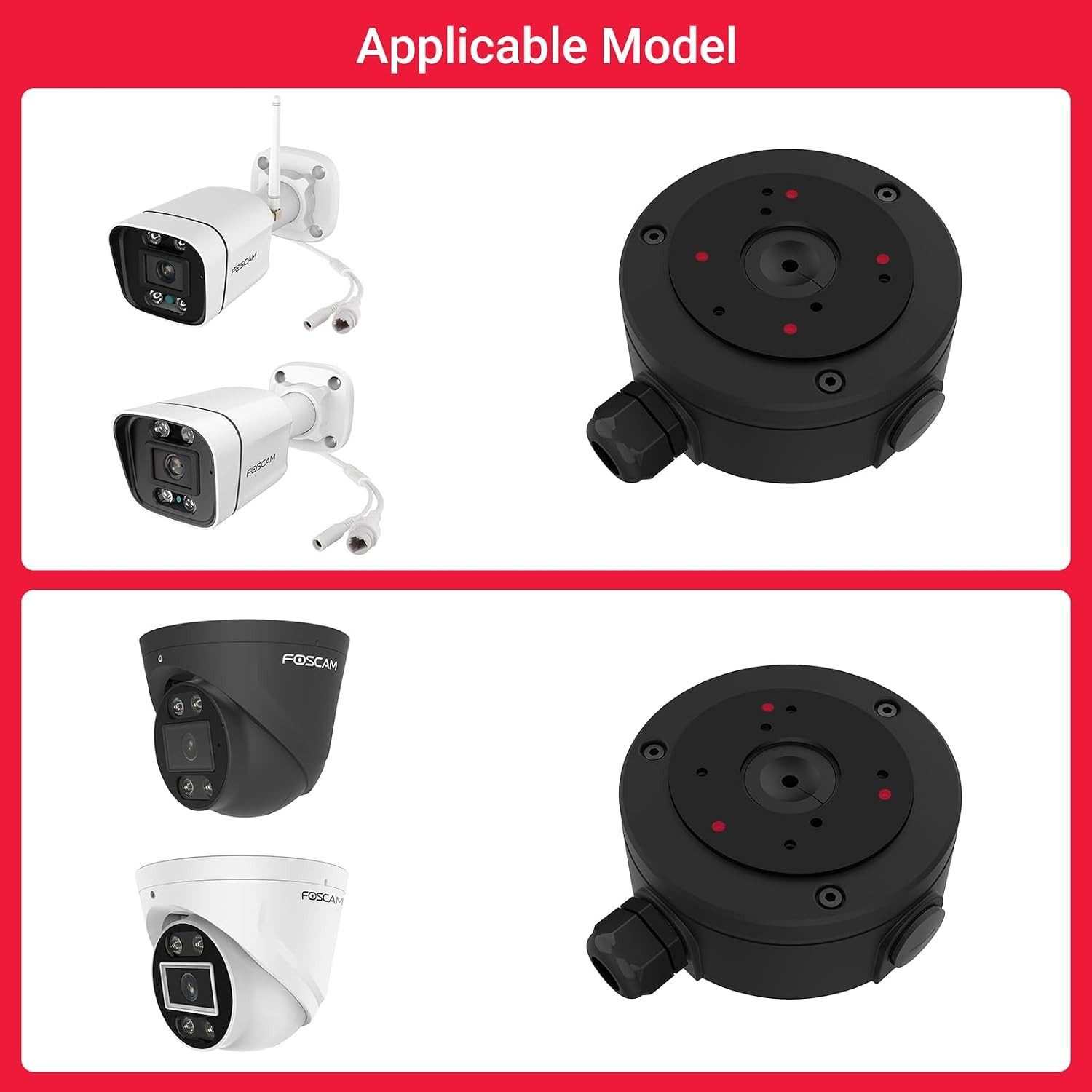 FOSCAM Security Camera Junction Box