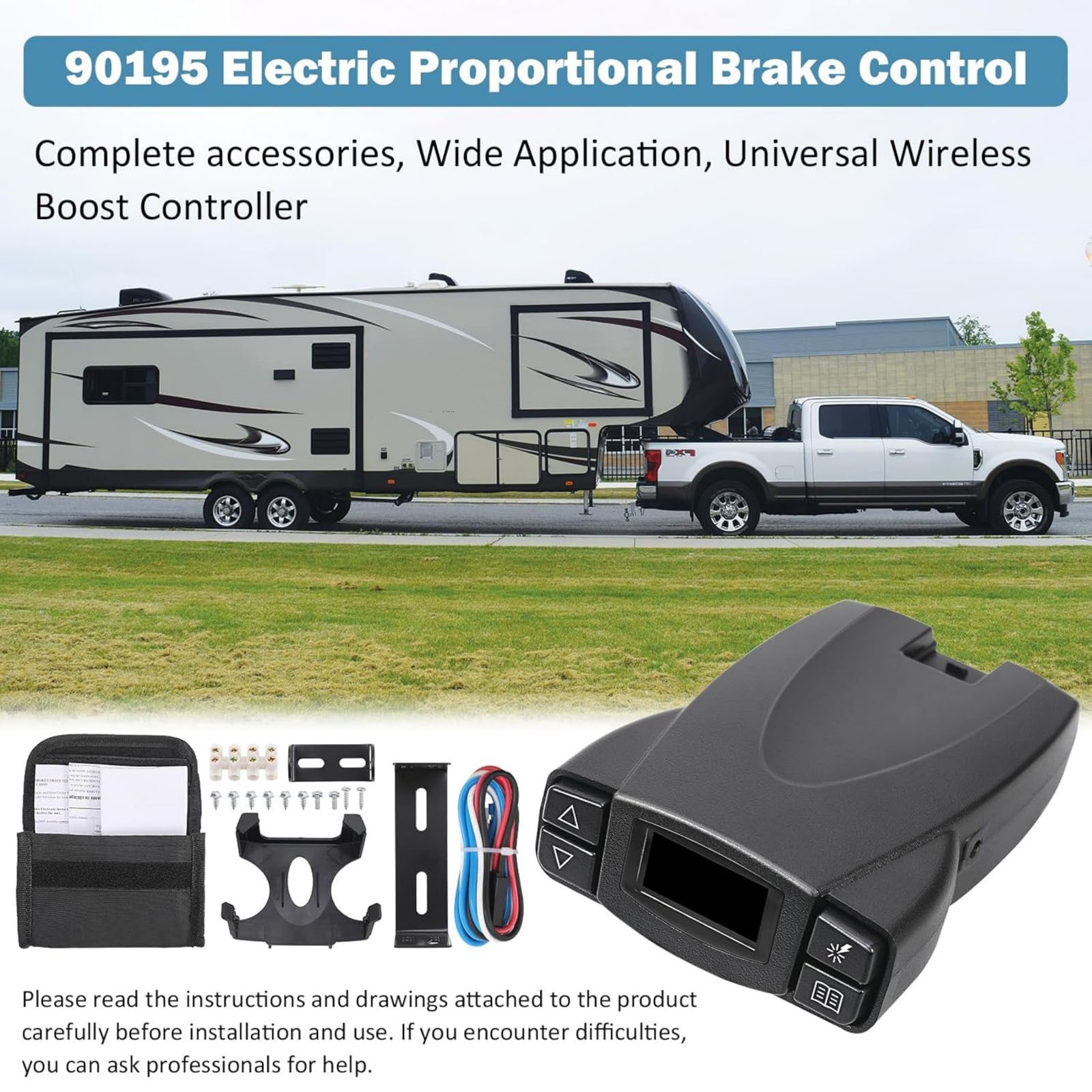 Replacement for Ram Electric Trailer Brake Controller Module Kit 90195 Direct