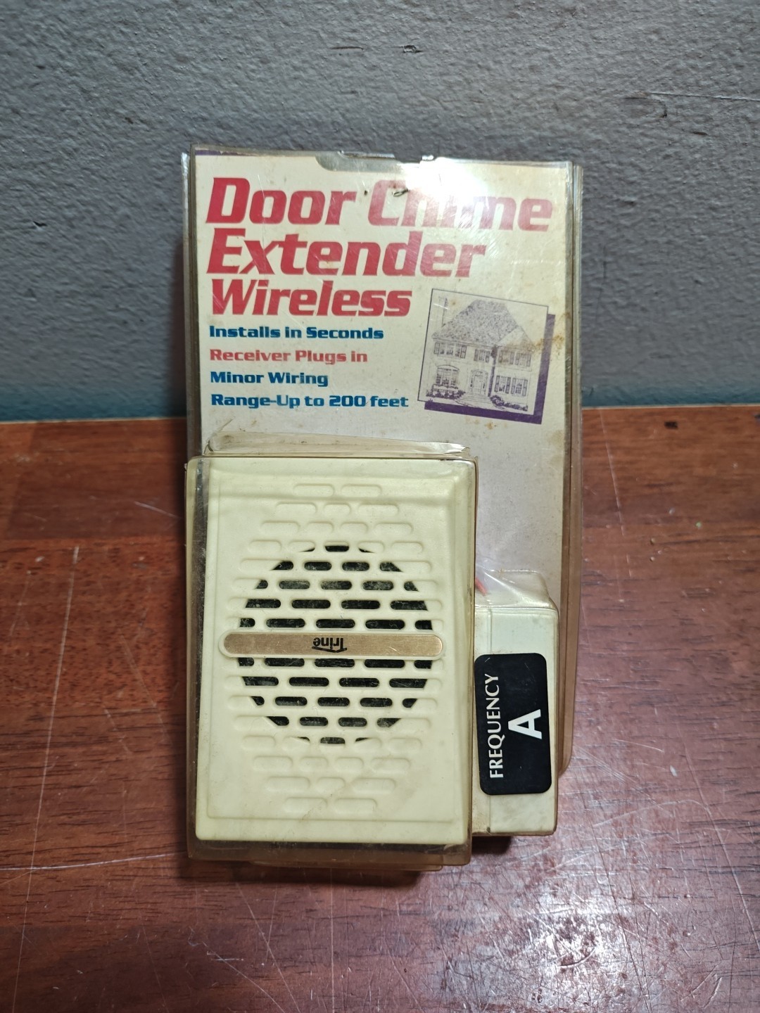 Vintage Trine Door Chime Extender Wireless 200 Ft Original Package Unopened