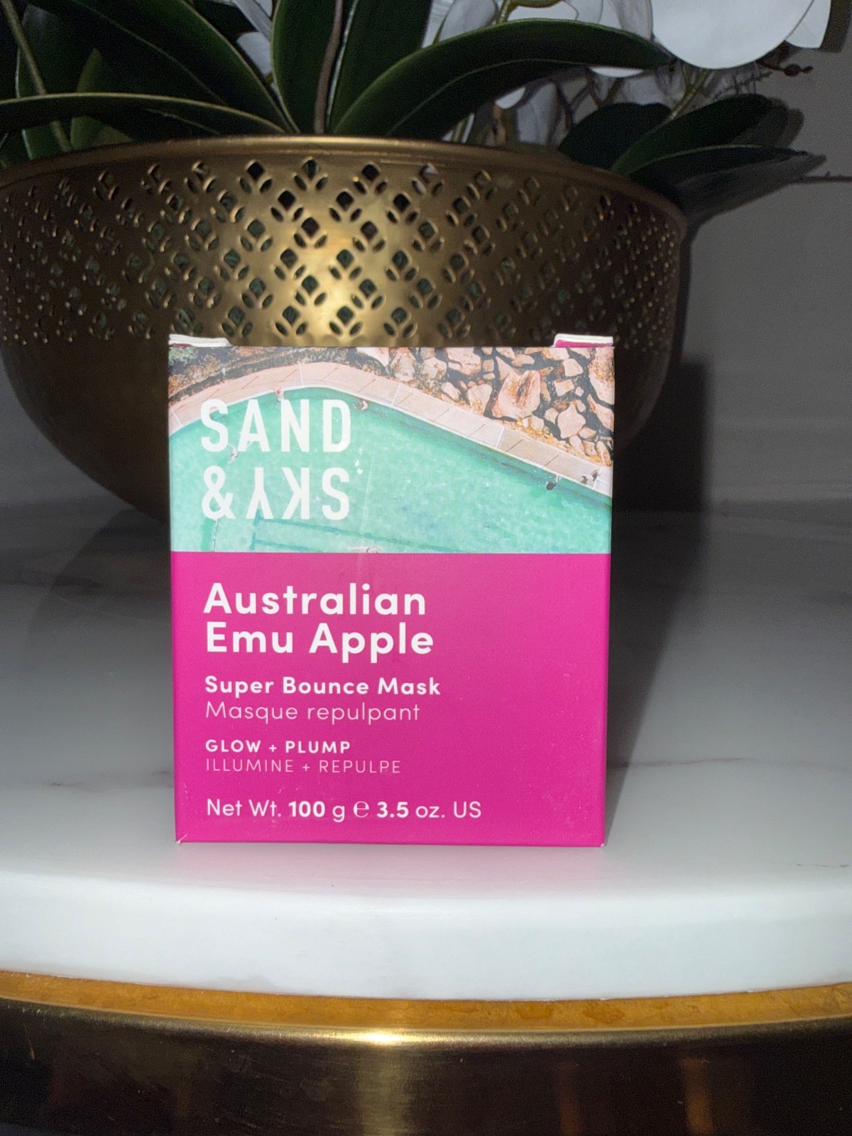 Sand & Sky Australian Emu Apple Super Bounce  Glow and Plump Mask NIB