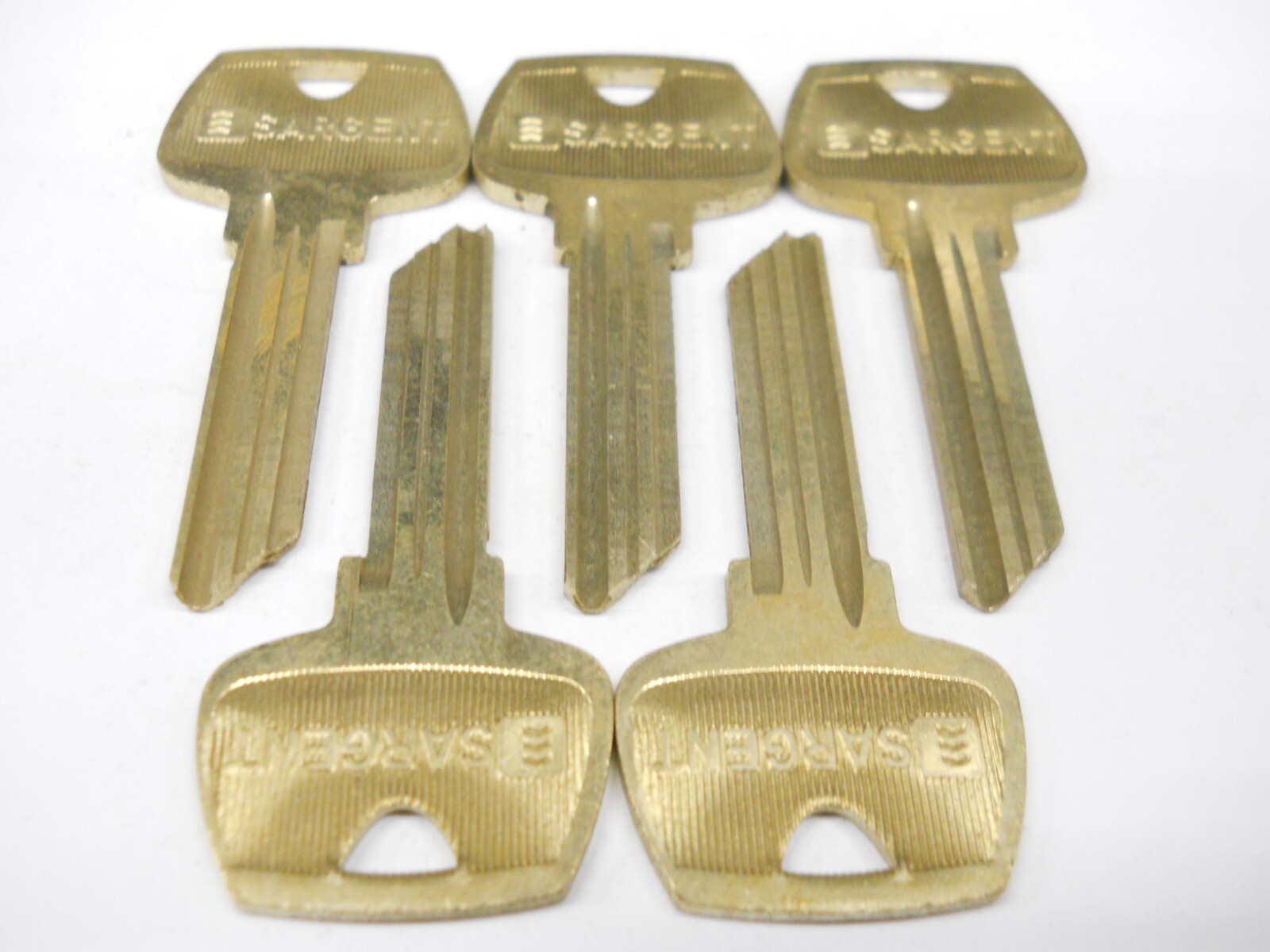 Sargent 6275RK Key Blank Fits Sargent locks 01007RK 043RK STAMPED Lot of 5