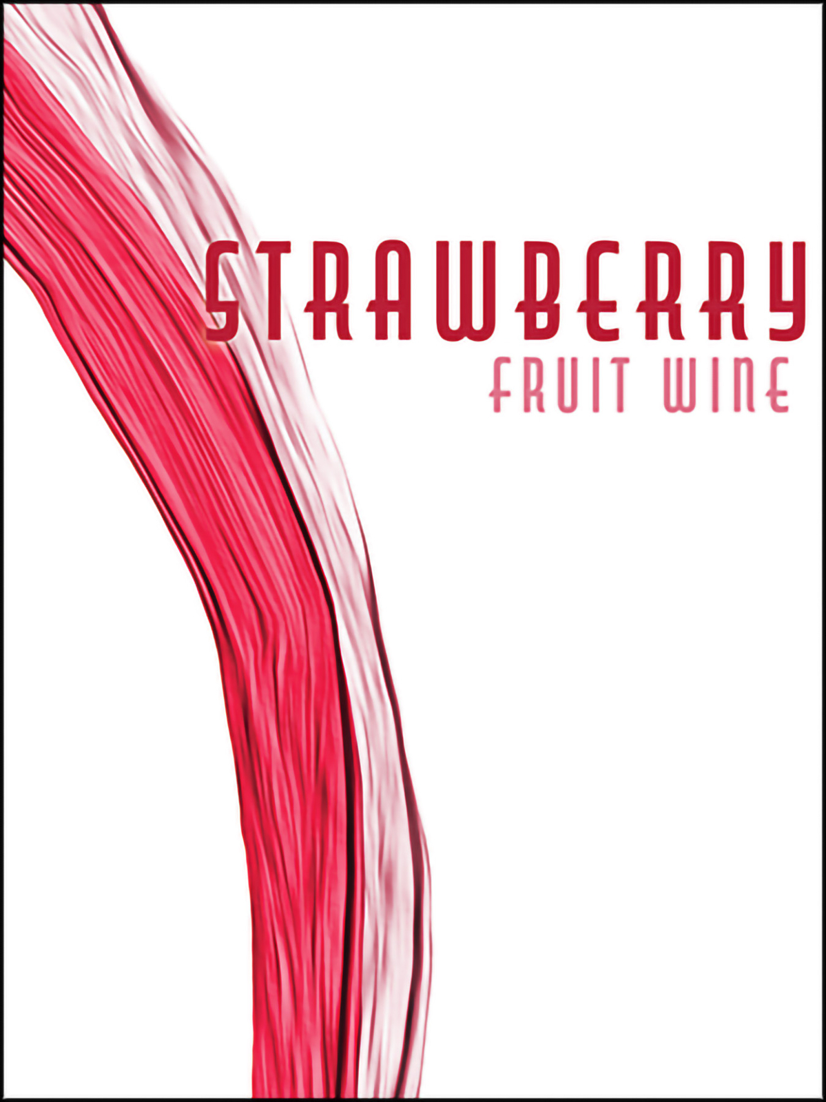 Strawberry Fruit wine Labels 30/Pack Fruit Labels Collection