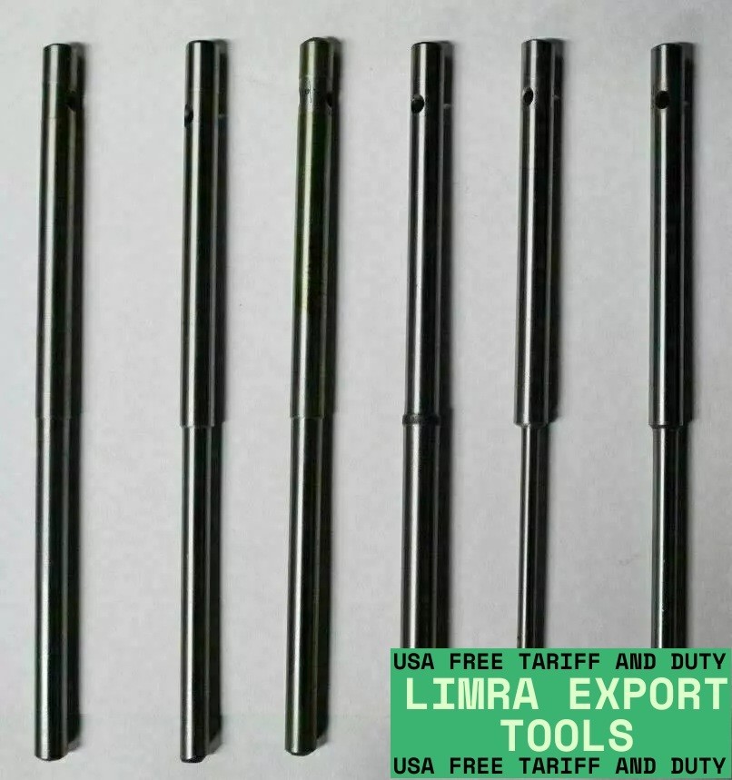 6 PCS SIOUX VALVE SEAT GRINDER STRAIGHT PILOTS SET .385" TOP 4.5,5,5.5,6,7,8