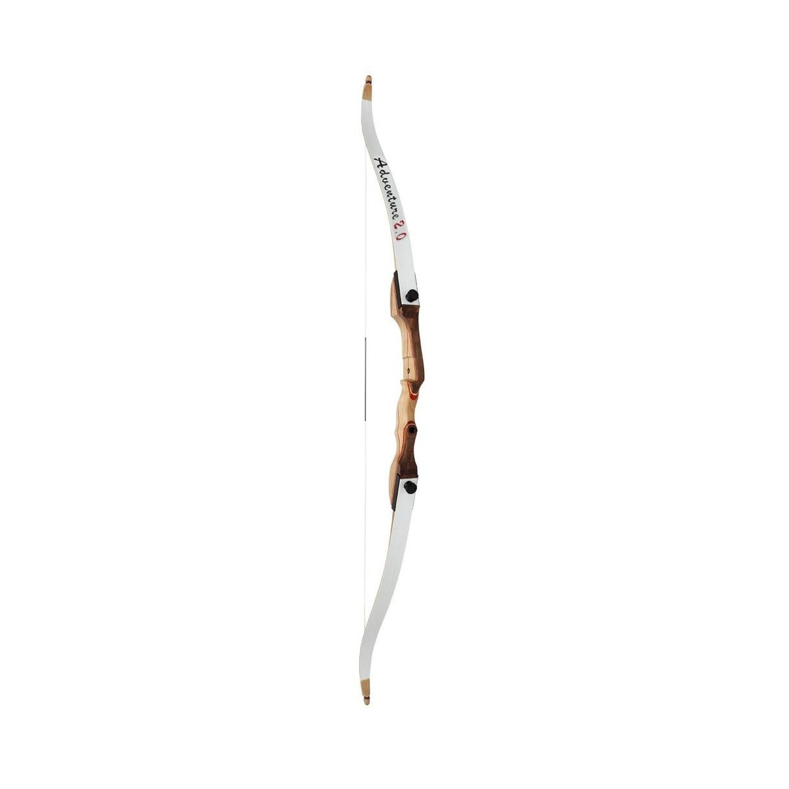 October Mountain Adventure 2.0 Recurve Bow Left Hand White 20 Pounds