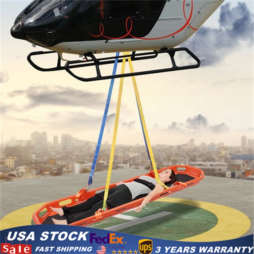 Rescue Basket Stretcher Basket Emergency Stretcher w/ Lift Sling 270kg/595.25lbs