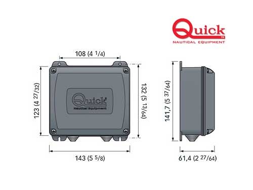 Quick RRCH04 Remote Control Button for Sailing Anchor Boat 4 Channel