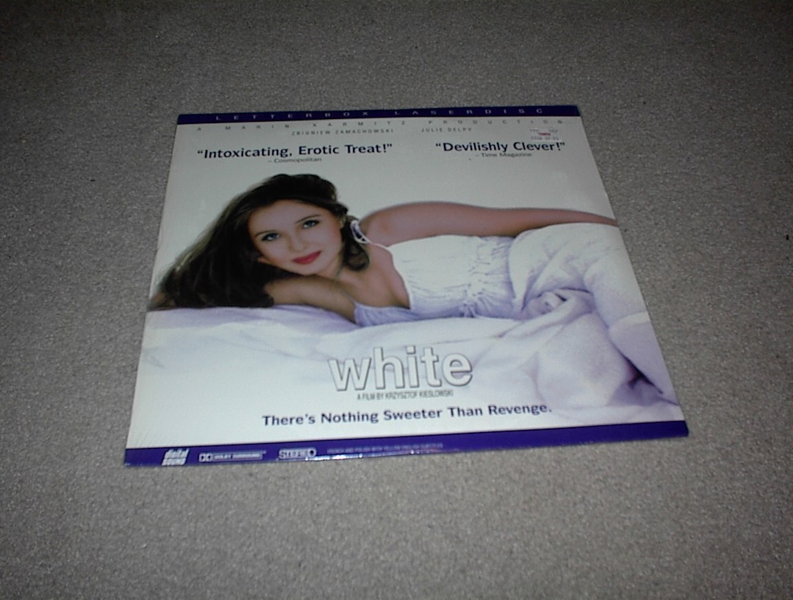 WHITE Laserdisc In FRENCH Zbigniew Zamachowski Julie Delpy SEALED NEW