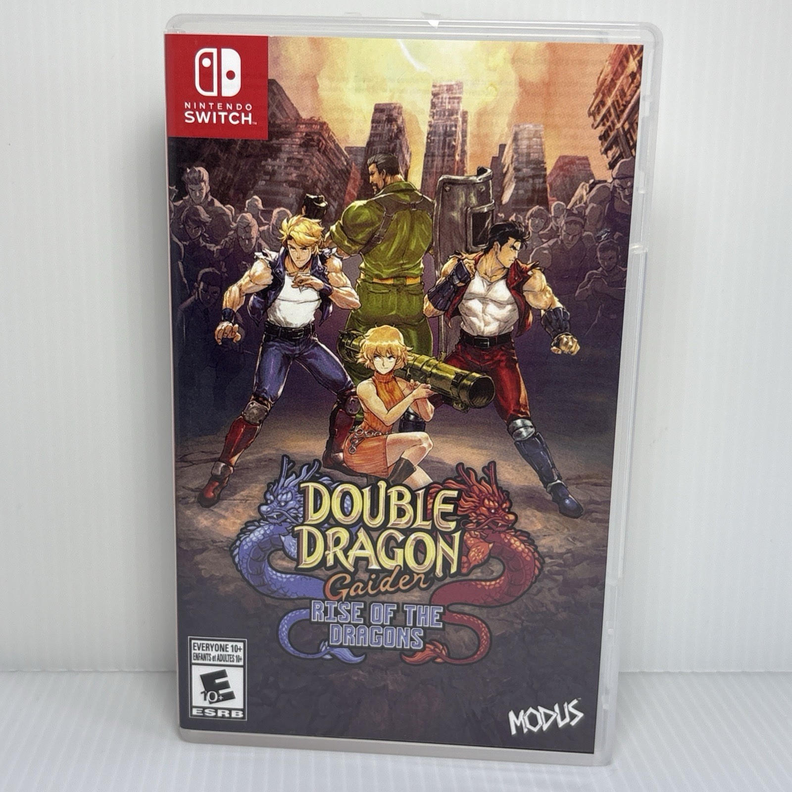 Double Dragon Gaiden Rise of the Dragons Game for Nintendo Switch - CASE ONLY