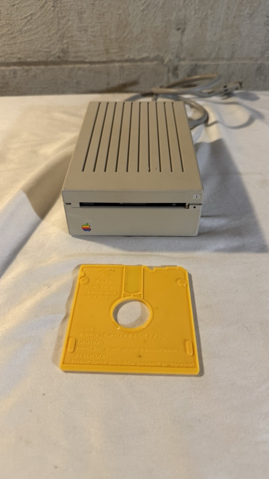 RESTORED Apple 3.5” Floppy Drive A2M0106 Serviced And Cleaned 800k Mac And IIGS