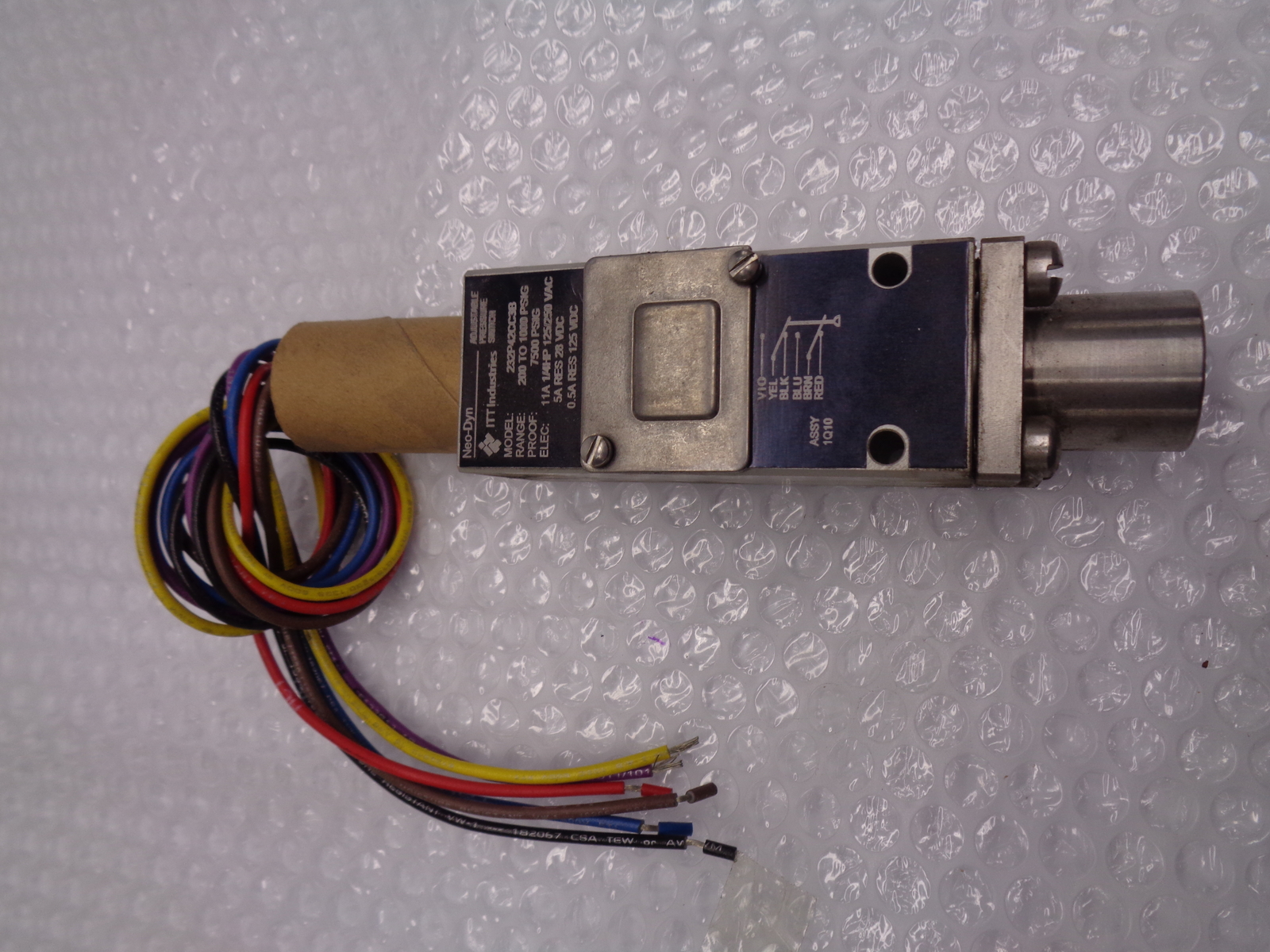 ITT INDUSTRIES 232P42CC3B SWITCH NSNP