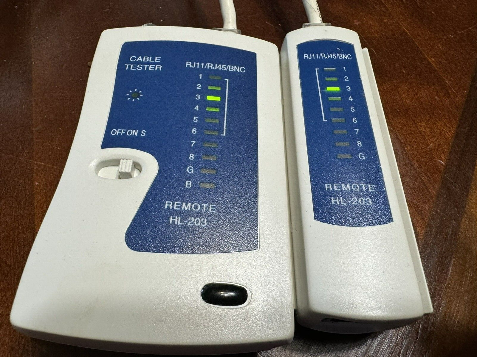Network Cable Tester RJ11/RJ45/BNC Remote HL-203