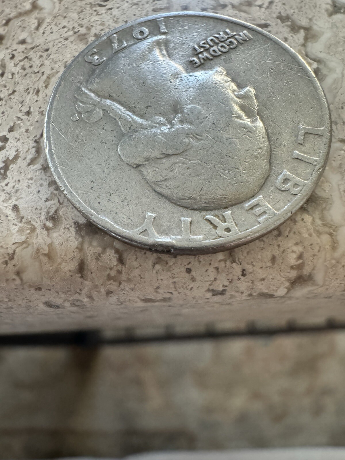 1973 D Washington Quarter Errors Filled D