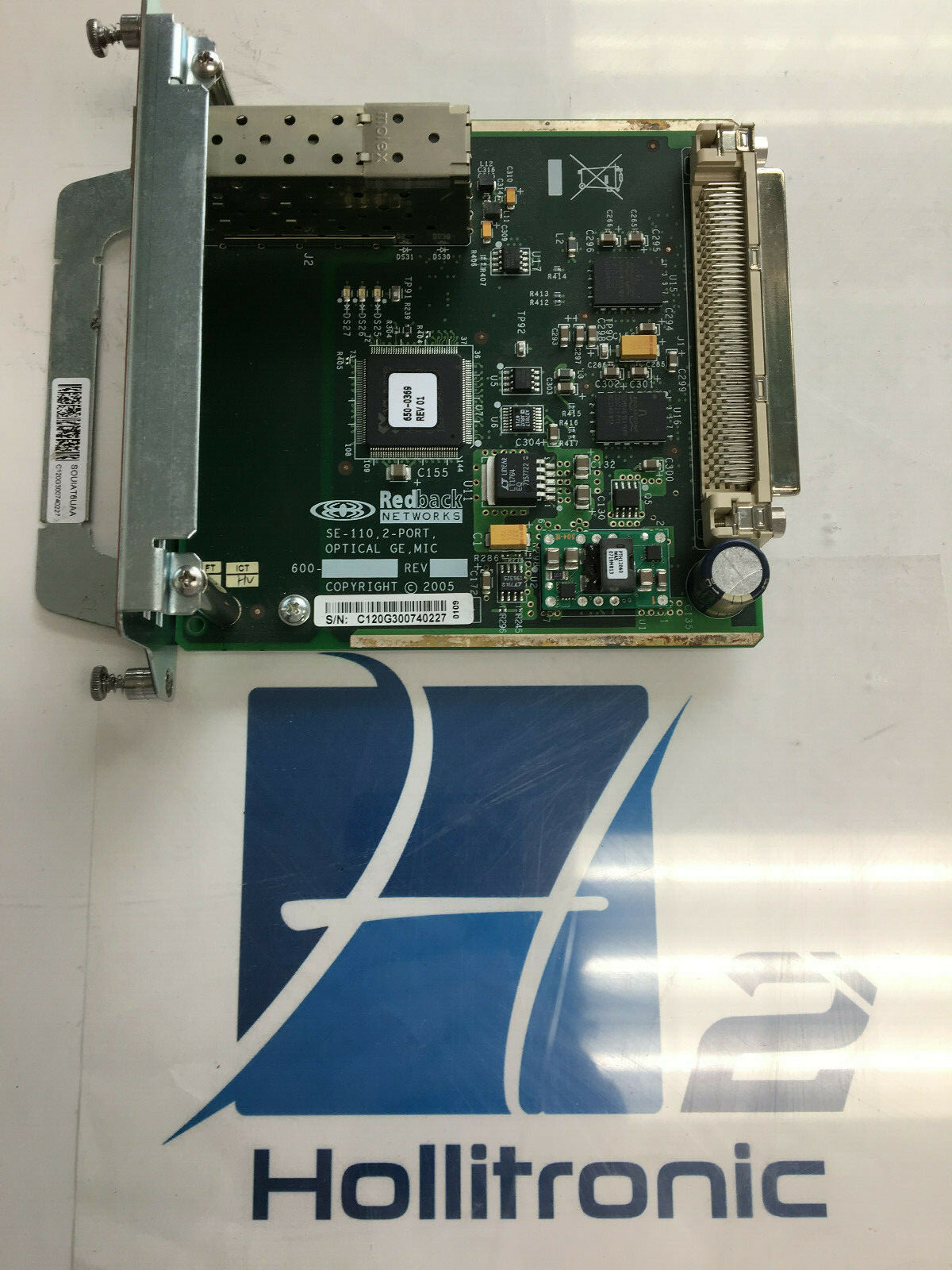 Redback Networks SE-110. 2-Port Optical GE, Mic