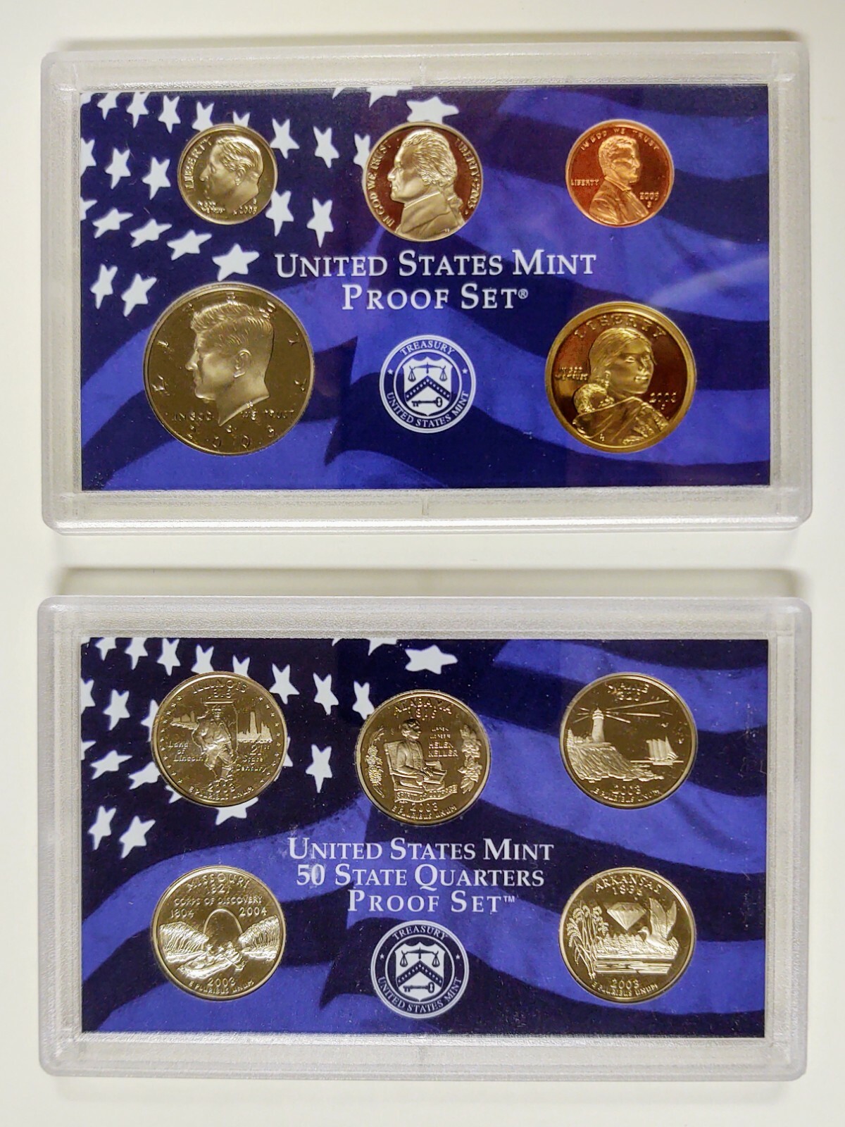 2003 S U.S. Mint Clad Proof Set (10 Coins)