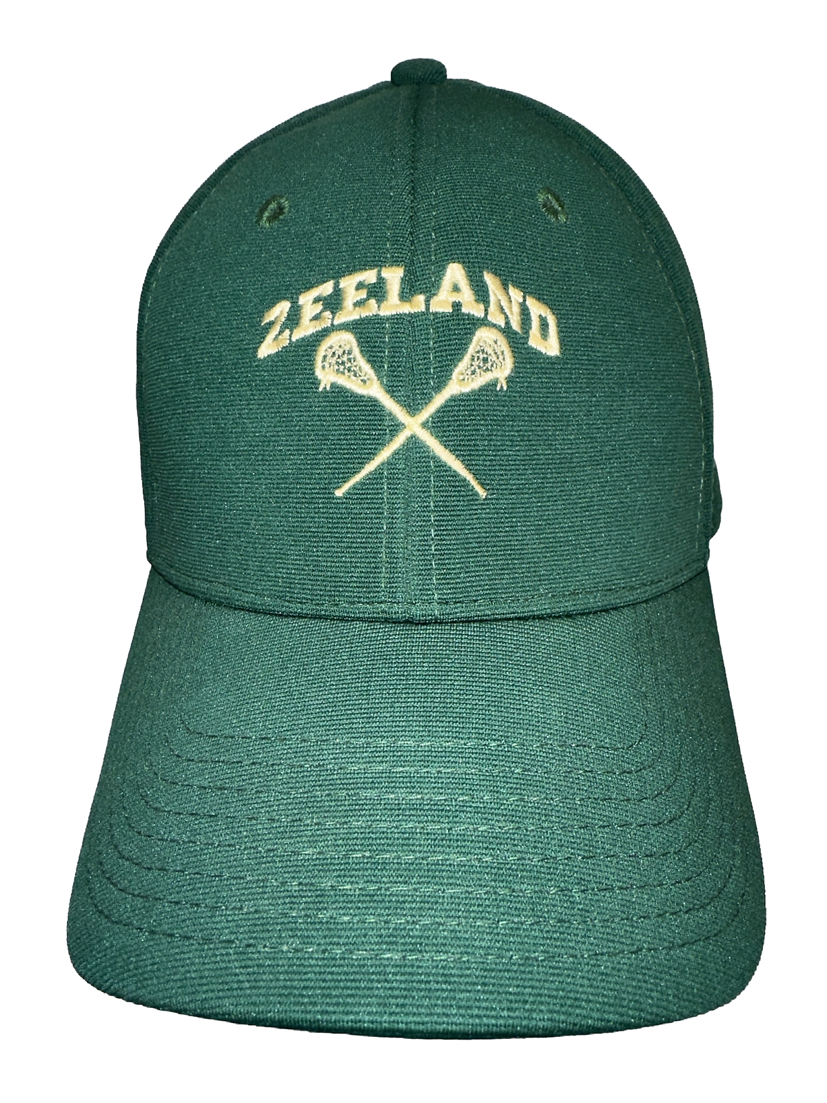 Zealand Lacrosse Green Hat Cap Gold on Green L/XL MVP Series Proflex Outdoor Cap