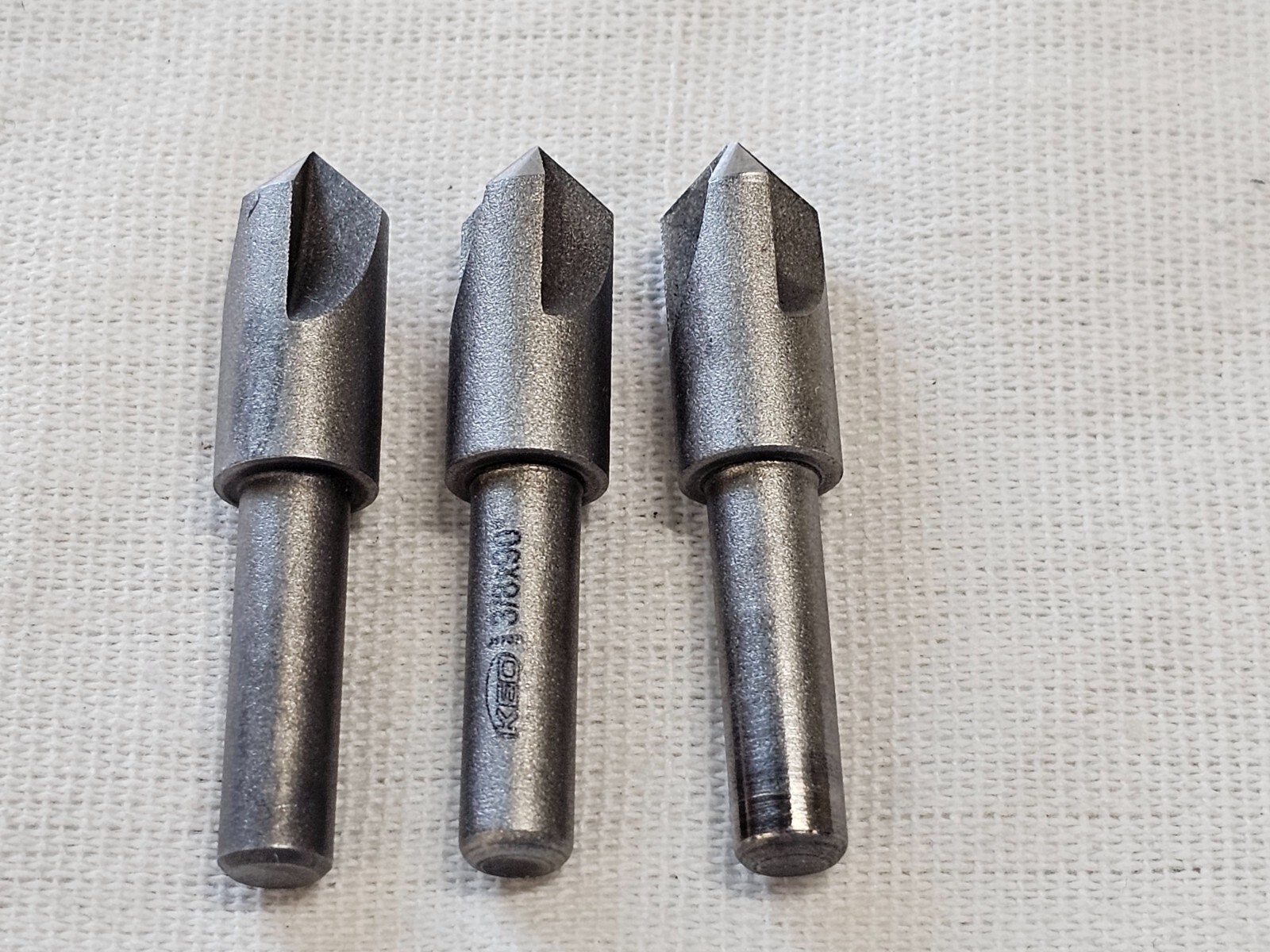 3 Keo 3/8" 90 Degree Countersink 3 Flute HSS Milling Drill Bit Aircraft Tool