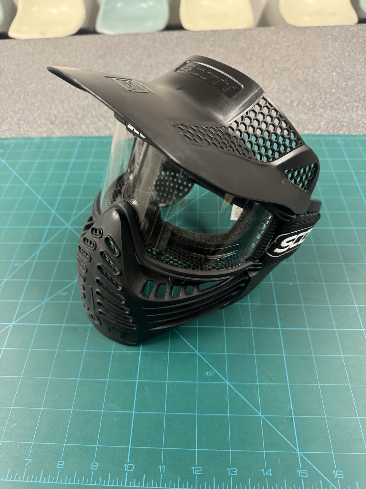 SCOTT goggle with visor. NOS. Rare!