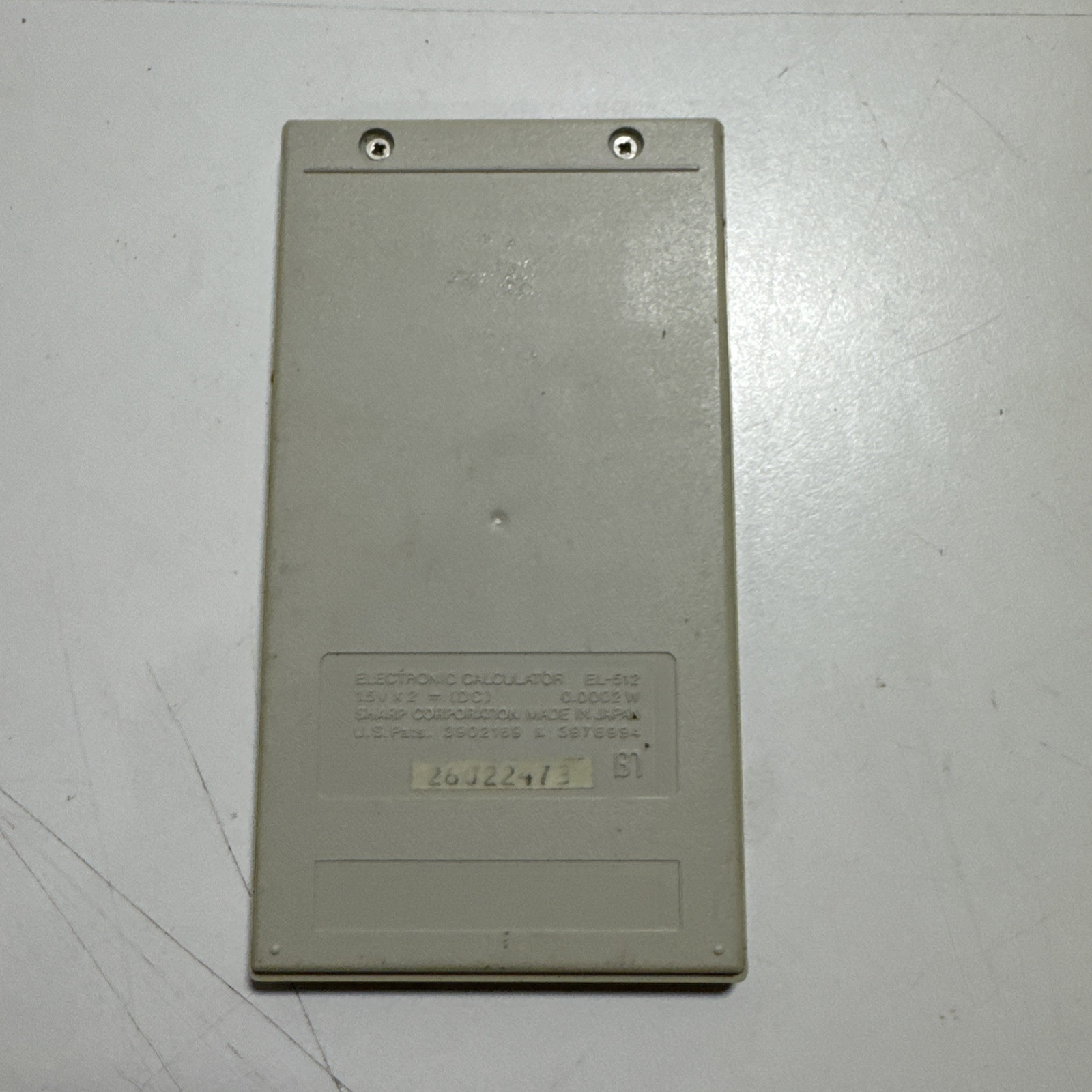 1983 Sharp EL-512 Scientific VTG Calculator