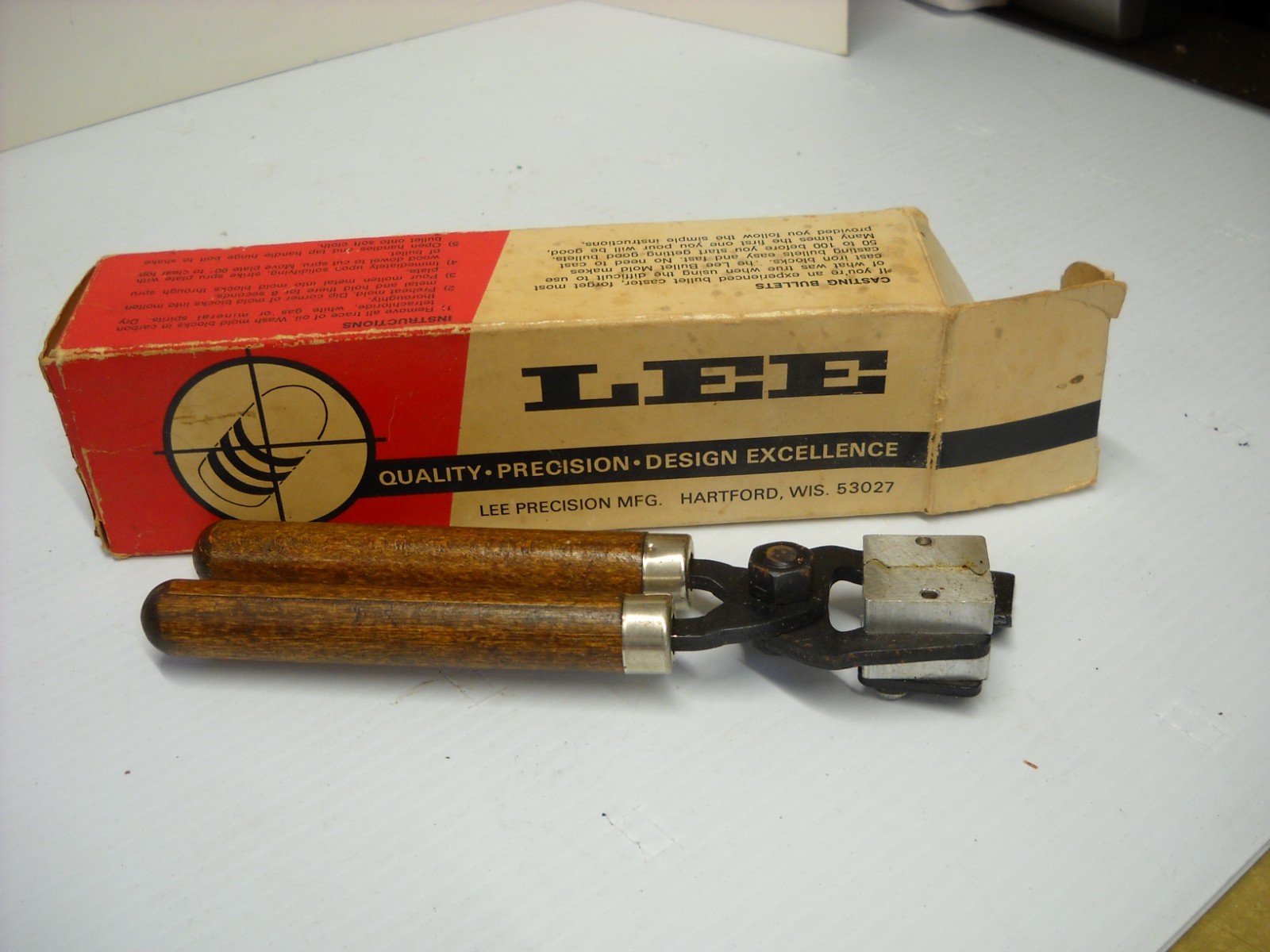 Lee Bullet Mold Mole NO. .451 RB 138 Grain w/ Wood Handle Gunsmithing Hand Tool