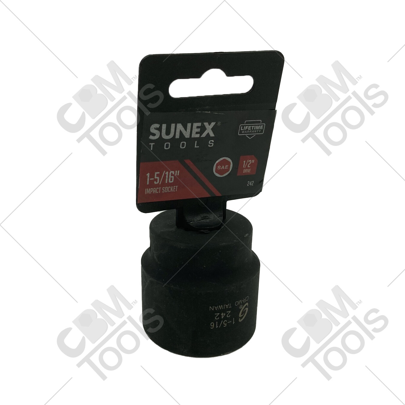Sunex 242 1/2 inch Drive 6 Point 1-5/16 inch Impact Socket New Quality Tool