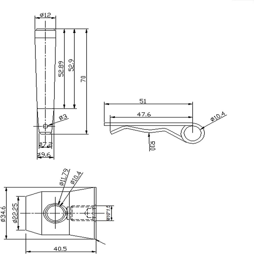 20Pack Half Conical Coupler with Clips Pins for Stage Truss Trusses Bed