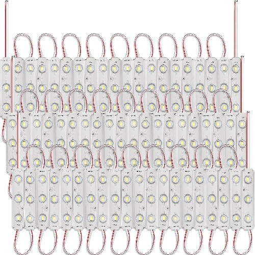 60 Pcs White 6500K 5730 SMD LED Module Lights