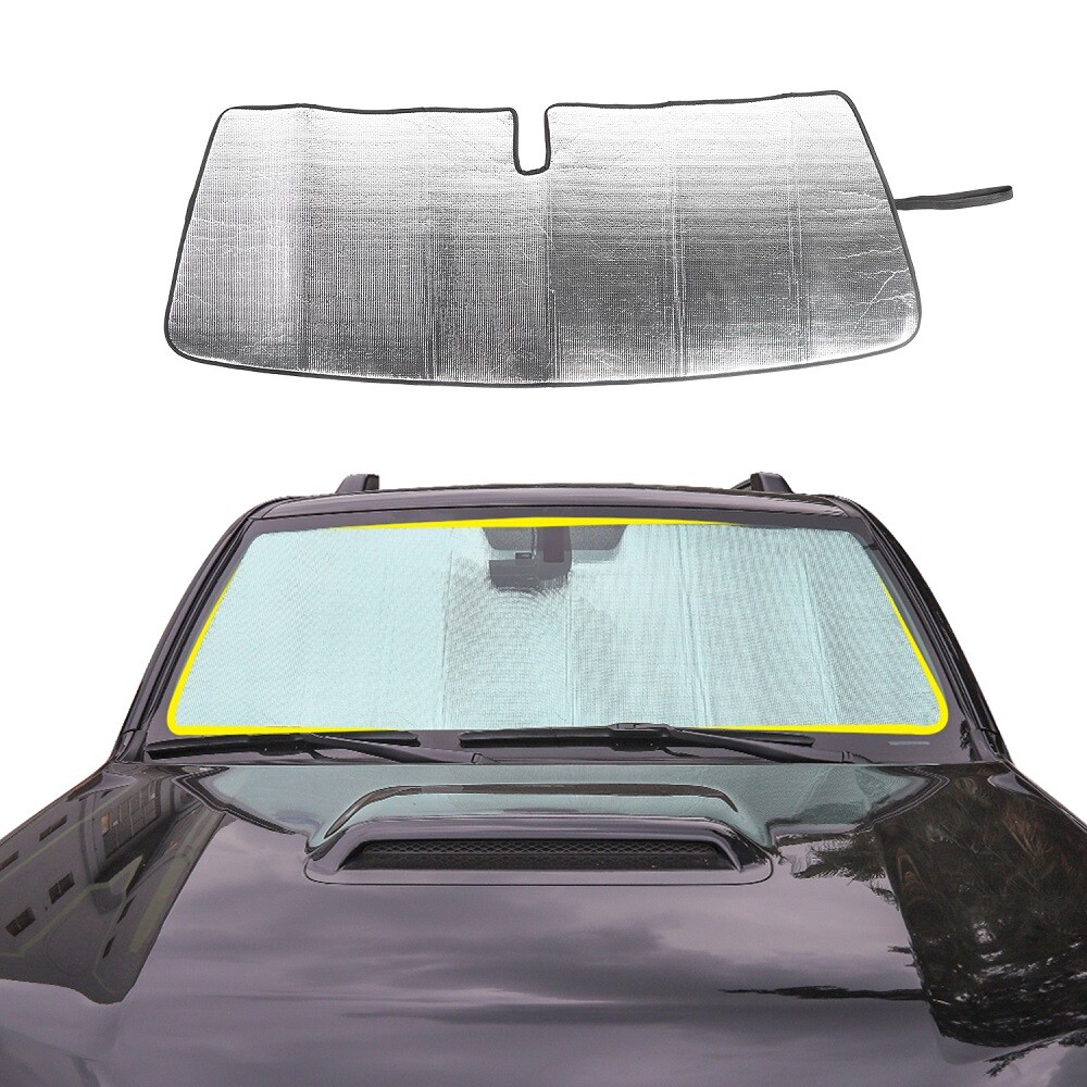 Front Windshield Sunshade Visor Anti Heat Shield Protect Cover for 4Runner 2010+