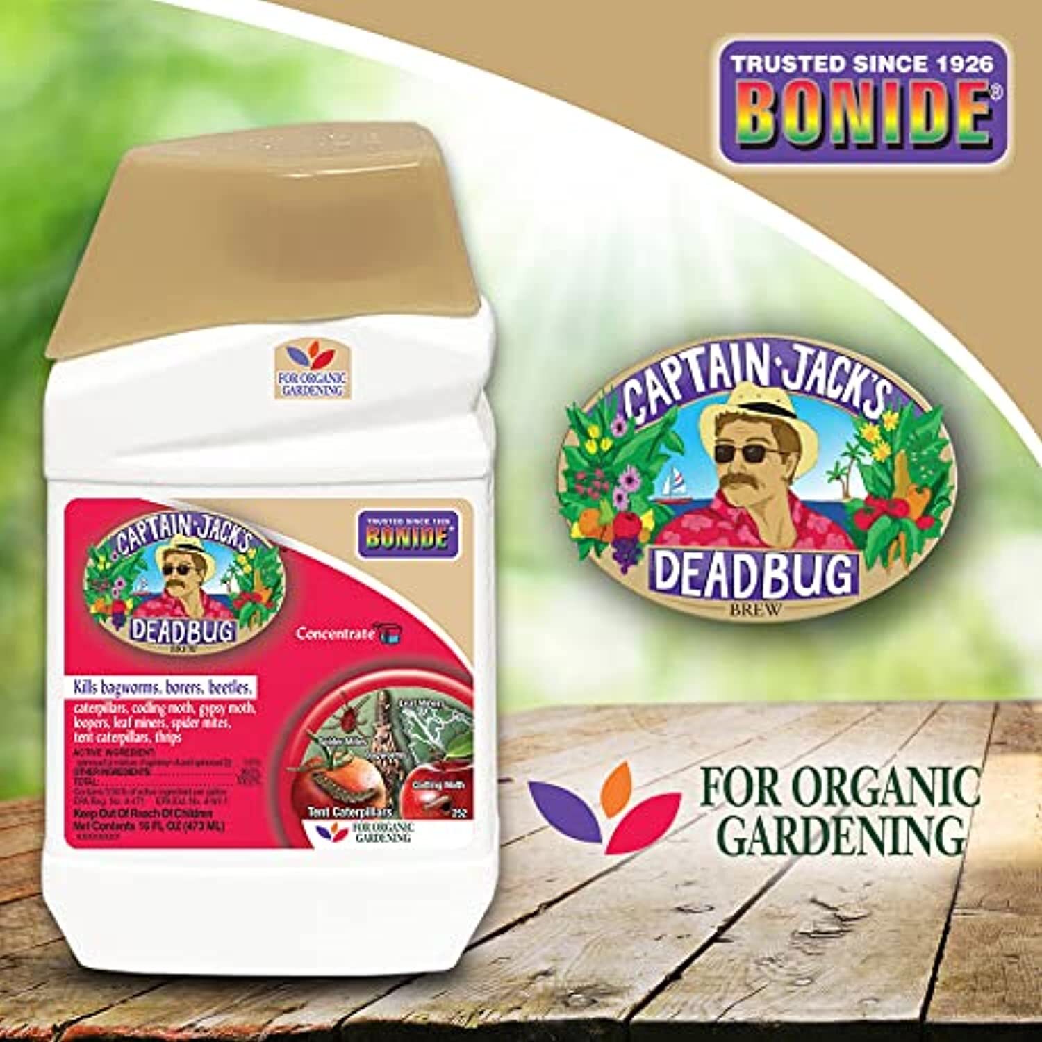 Bonide 252 917164 16 Oz Captain Jacks Dead Bug Brew Concentrate, 1 pint