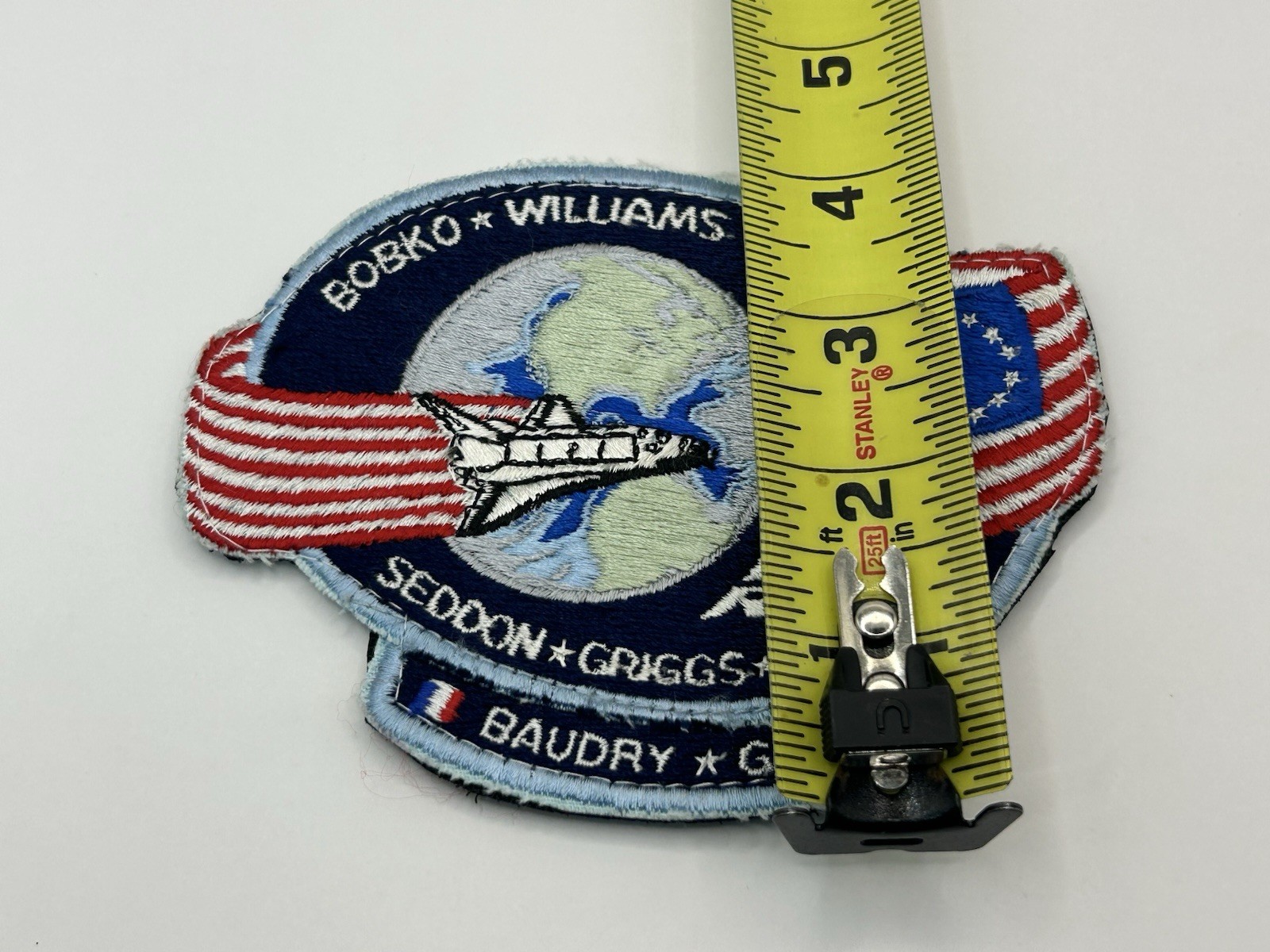 France Bobko Williams Seddon Baudry Garn Hoffman Space Shuttle Challenger Patch